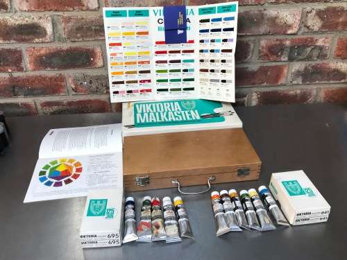 Viktoria Malkasten oilpaint set - VINTAGE COLLECTORS ITEM