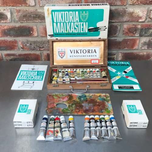 Viktoria Malkasten oilpaint set - VINTAGE COLLECTORS ITEM