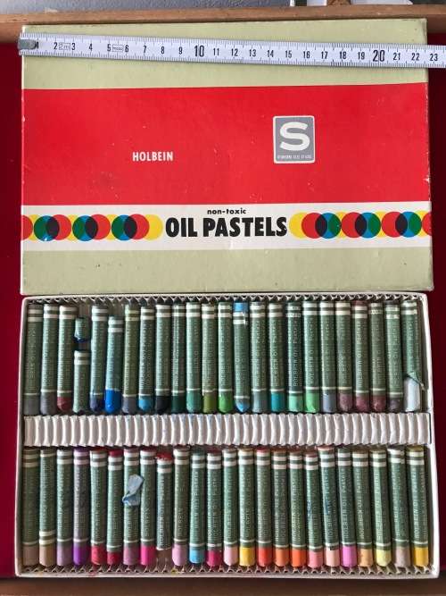 Holbein Oil Pastels non-toxic S  - VINTAGE , COLLECTORS ITEM