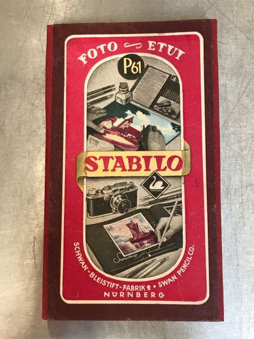 Stabilo Schwan Foto Etui Pencil Set - VINTAGE , COLLECTORS ITEM, + Stabilo Staedler Pen Lot 1