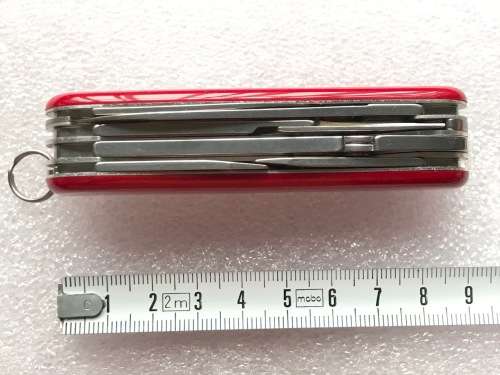 Victorinox Deluxe Tinker Multitool 1.4723 red good condition,Suisse knife,Switzerland