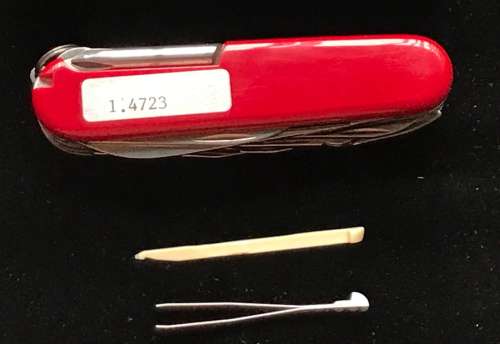 Victorinox Deluxe Tinker Multitool 1.4723 red good condition,Suisse knife,Switzerland