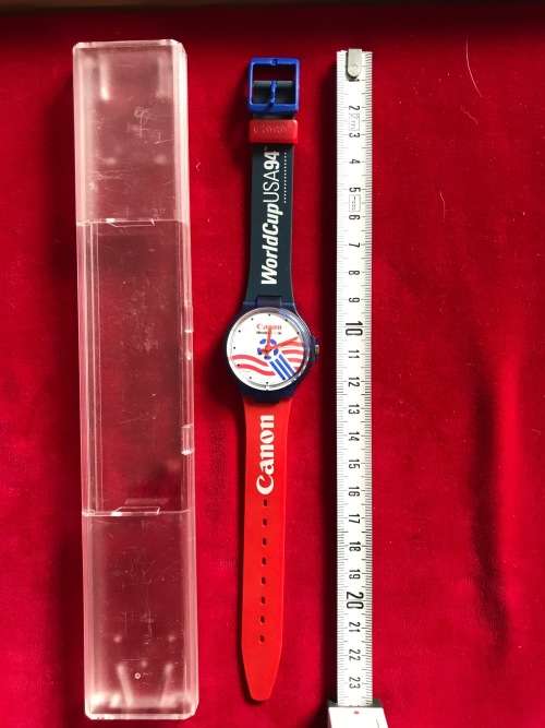 CANON WATCH , WORLDCUP USA 1994, SWISS MADE, COLLECTORS ITEM