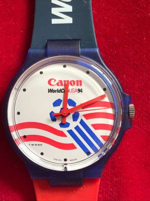 CANON WATCH , WORLDCUP USA 1994, SWISS MADE, COLLECTORS ITEM