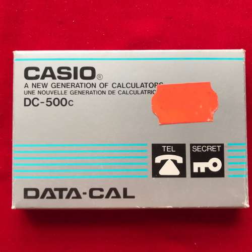 Casio Data-Cal DC-500c  vintage, collectors item