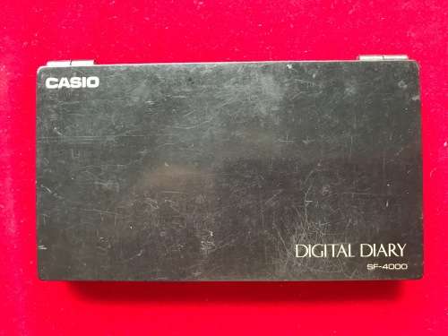 Casio Diary SF-4000  vintage, collectors item
