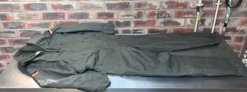 German Military Overall dark green winter-inlet size Gr.11 180-190 , second hand, top