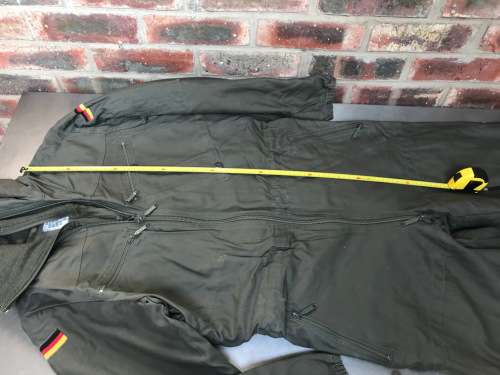 German Military Overall dark green winter-inlet size Gr.11 180-190 , second hand, top