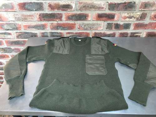 German Military pullover flags oliv Gr.52