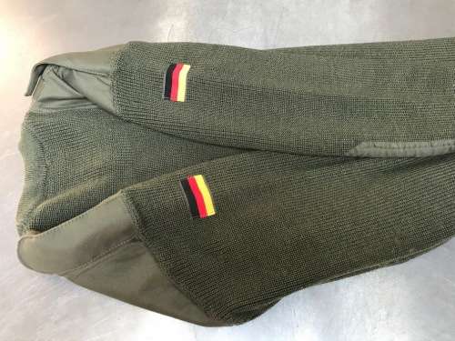 German Military pullover flags oliv Gr.52