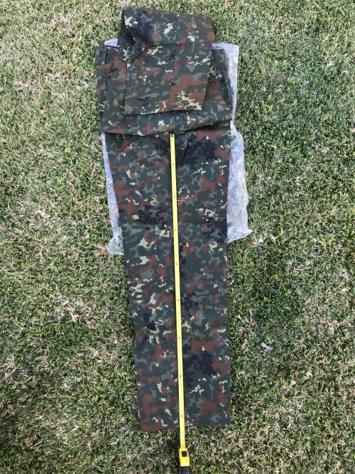 German Military camo army pants light size XL, new