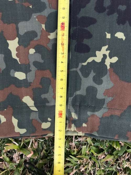 German Military camo army pants light size XL, new