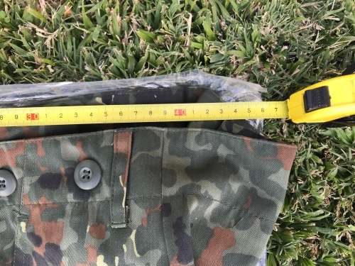German Military camo army pants light size XL, new