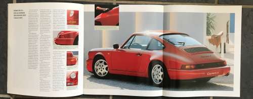 Vintage Porsche 911 Carrera 2 / 911 Carrera 4  Magazine Prospect Brochure in  german