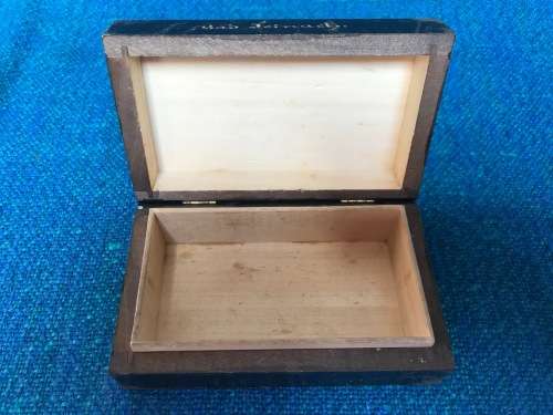 Bad Teinach Germany wooden small box