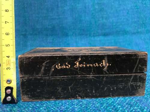 Bad Teinach Germany wooden small box