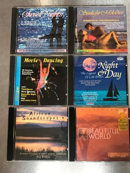 CD Lot 1, Love music, easy listening, 6 cds
