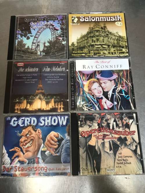 CD Lot 5, Ray Conniff , and others, 6 cds