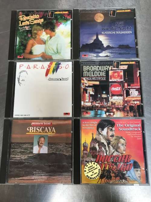 CD Lot 7, James Last, and others, 6 cds