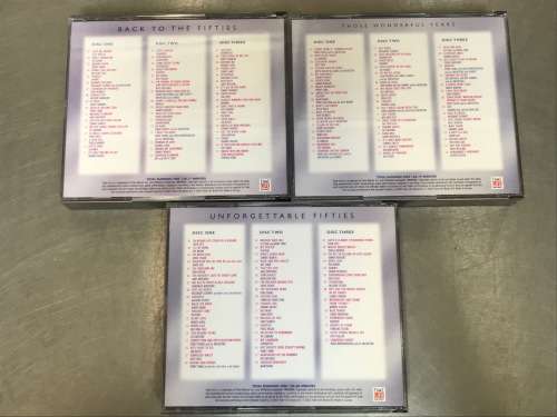 CD Lot 9, Music from the 50s,  9 cds