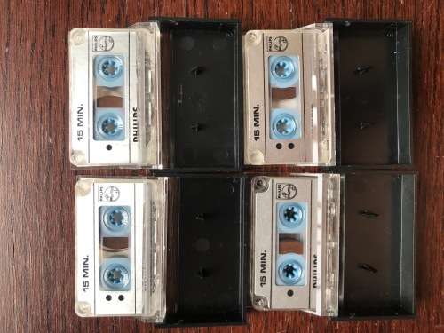 Philips LFH0002 tapes (4) , vintage, collectors item, rare