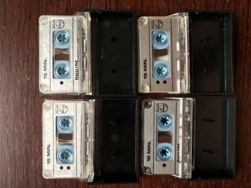 Philips LFH0002 tapes (4) , vintage, collectors item, rare
