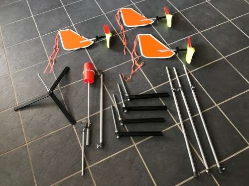 Set of Windflags with stands,