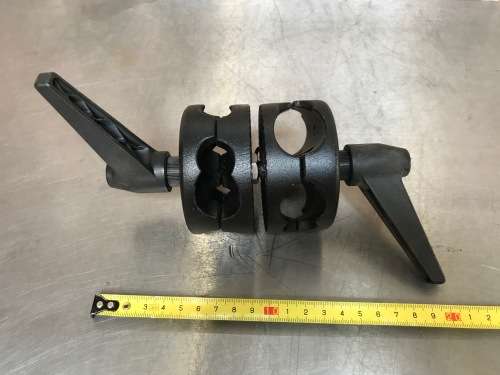 Manfrotto 124 Pivoting clamp with column , very rare