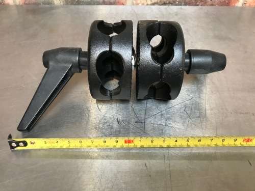 Manfrotto 124 Pivoting clamp with column , very rare