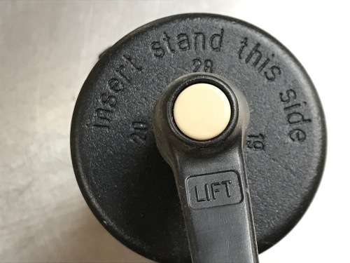 Manfrotto 124 Pivoting clamp with column , very rare