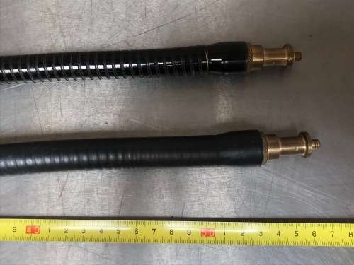 2 x Manfrotto 237 Brass Flexible Flex Arm each 55cm long