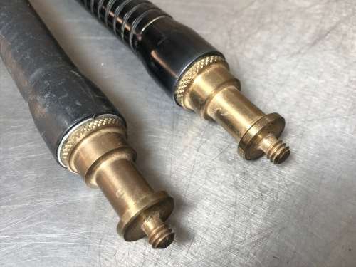 2 x Manfrotto 237 Brass Flexible Flex Arm each 55cm long