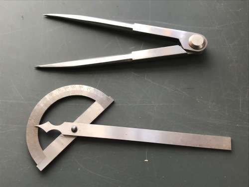 circle tool , compass, vintage, rare
