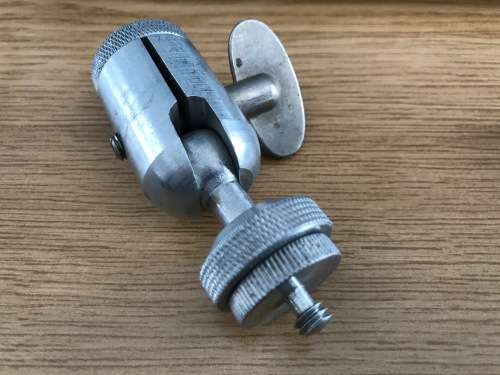 Mini tripod ball head 2x and screws 2x , vintage