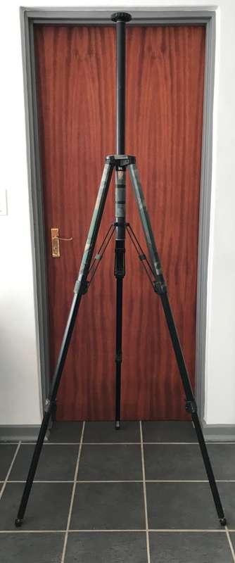 Linhof Tripod 3/8 thread post, vintage, rare, camo, model no.003414 West Germany Professional tripod