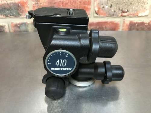 Manfrotto 410 3-Way head, Camera Head To 3KG Cameras 1/4 ` Tripod Head
