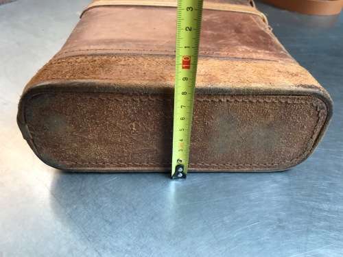 Shotgun Antique Leather Takedown Rifle Shotgun Hard Case, Bag vintage, rare
