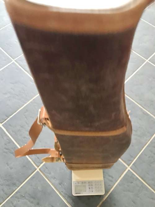Shotgun Antique Leather Takedown Rifle Shotgun Hard Case, Bag vintage, rare