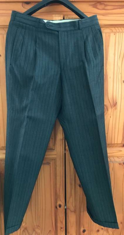 Roy Robson Men`s suit anthrazit jacket and trousers combo Made in West Germany size 50/52 + tie