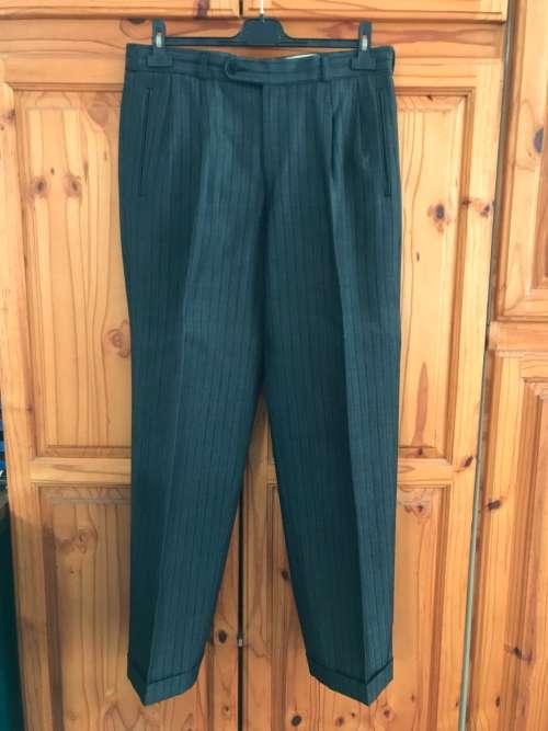 Roy Robson Men`s suit anthrazit jacket and trousers combo Made in West Germany size 50/52 + tie