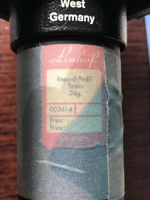 Linhof Tripod 3/8 thread post, vintage, rare, camo, model no.003414 West Germany Professional tripod