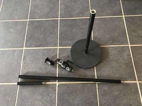 B+W Studio System equippment , made in Germany, stand,poles,rods,clamp,aluminium anodized