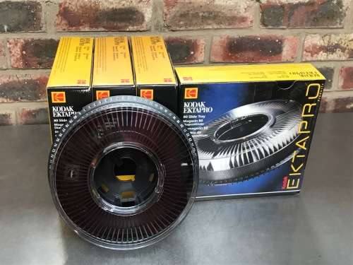Kodak Ektapro Carousel / S-AV 2000 Projector Slide Tray / Magazine (Lot of 4 trays)