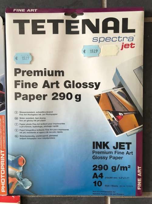 Tetenal Photo Inkjet Paper glossy / high glossy lot,old stock, A4