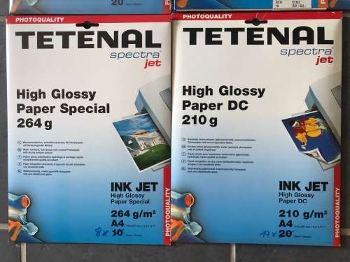 Tetenal Photo Inkjet Paper glossy / high glossy lot,old stock, A4