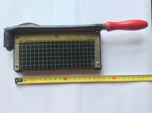 Vintage photo paper cutter , buetten,rare, collectors item