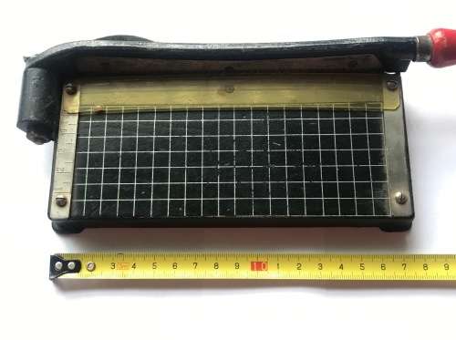Vintage photo paper cutter , buetten,rare, collectors item