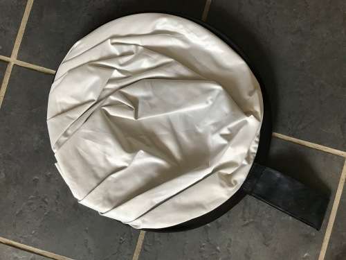 Tristar Reflector round,  gold and  white, diameter 115cm