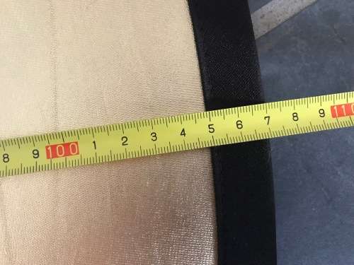 Tristar Reflector round,  gold and  white, diameter 115cm