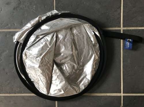Multiblitz (Lastolite) Reflector round, diameter 116cm , both sides in  silver